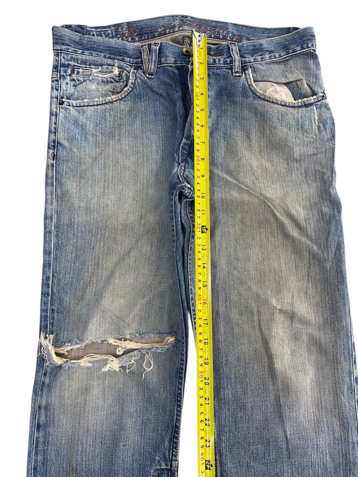 Volcom Volcom Faded Wash Style Ripped Loose Jeans Size US 34 / EU 50 - 6 Thumbnail