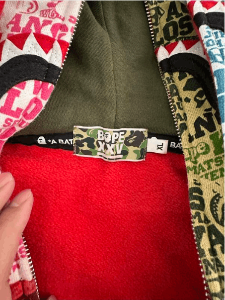 Bape Bape Shark Hooded Jacket Size US XL / EU 56 / 4 - 5 Thumbnail