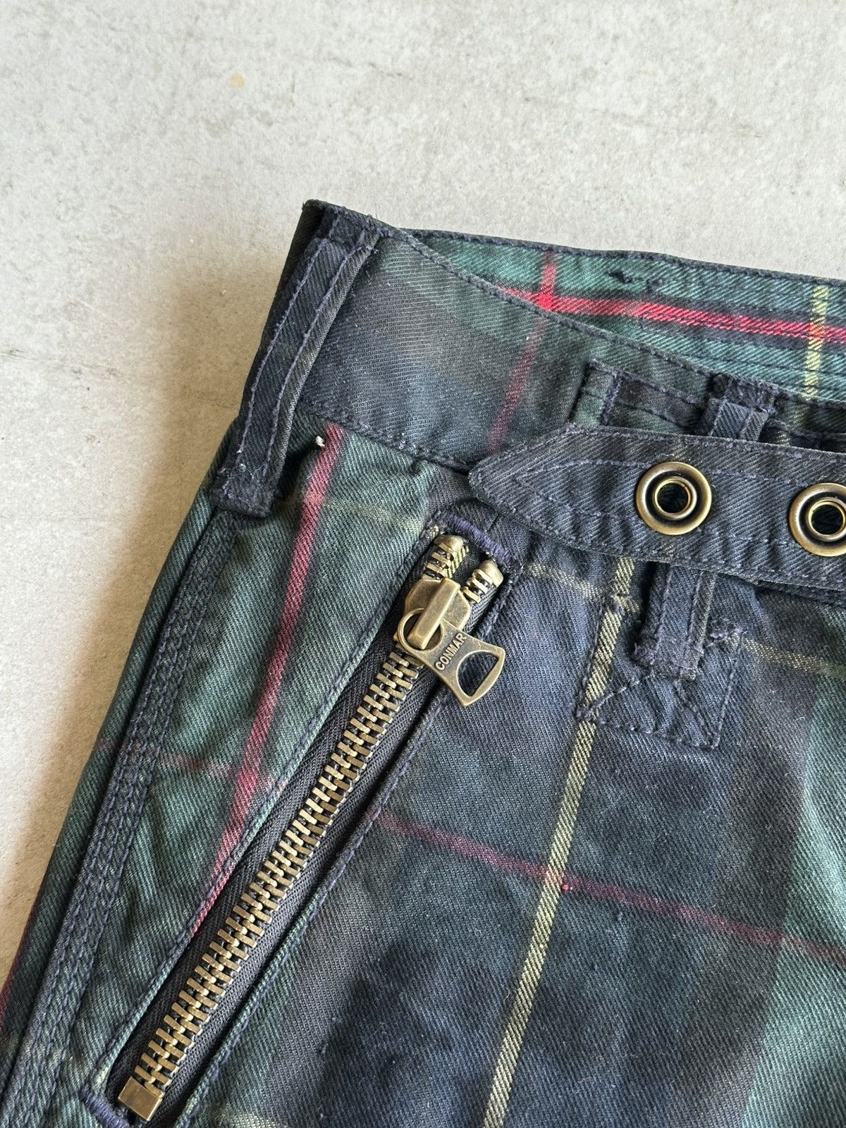RRL Ralph Lauren RARE🔥🔥 Vintage RALPH LAUREN Check Tartan Bondage Punk Conmar Size US 30 / EU 46 - 7 Thumbnail