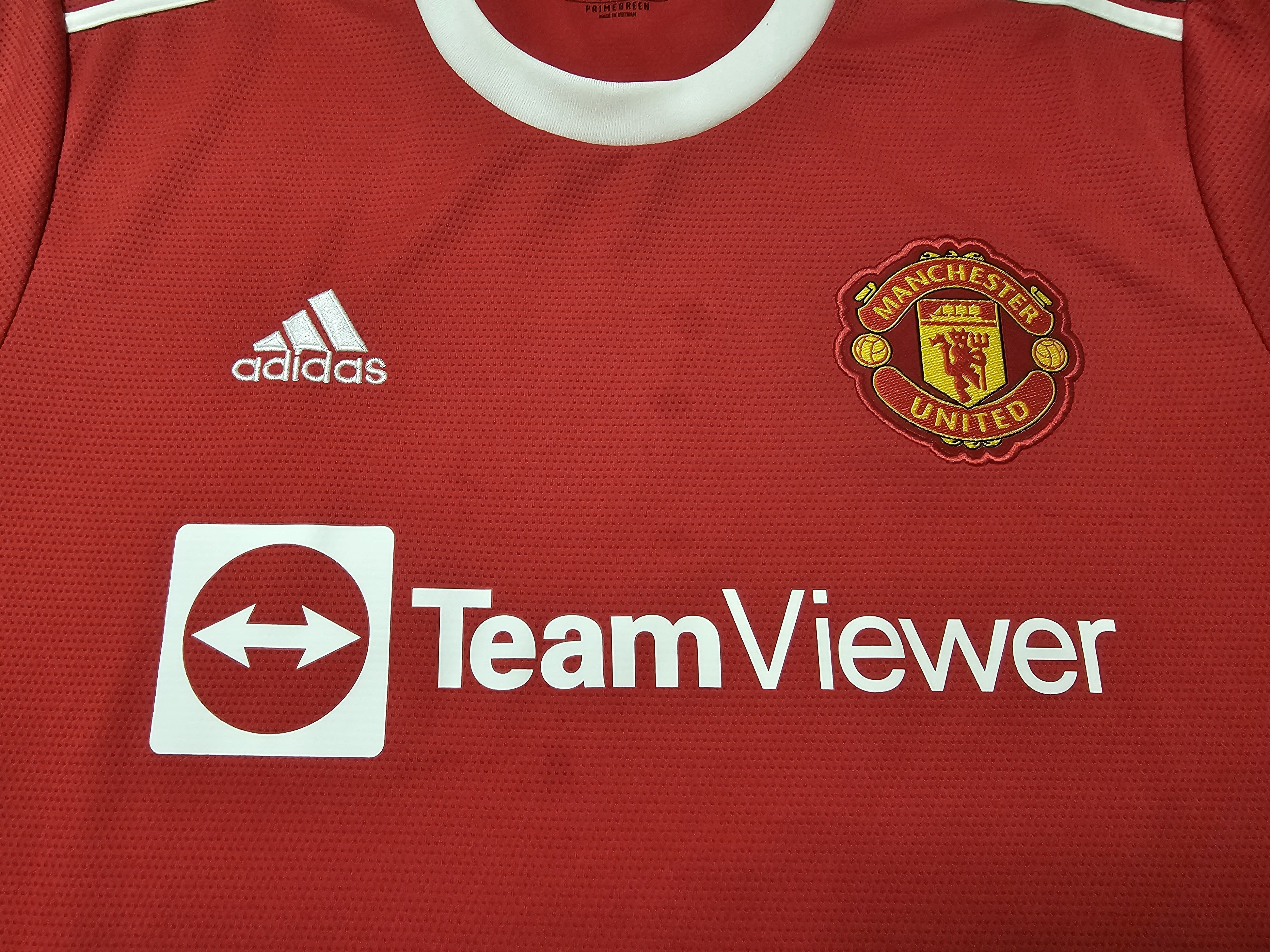Adidas MANCHESTER UNITED 2022 RONALDO HOME FOOTBALL SOCCER JERSEY Size US XL / EU 56 / 4 - 3 Thumbnail