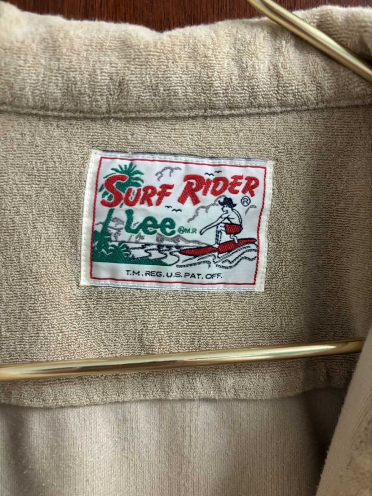 Edwin × Lee × Vintage SURF RIDER trucker jacket beige terry cloth Size US M / EU 48-50 / 2 - 3 Thumbnail