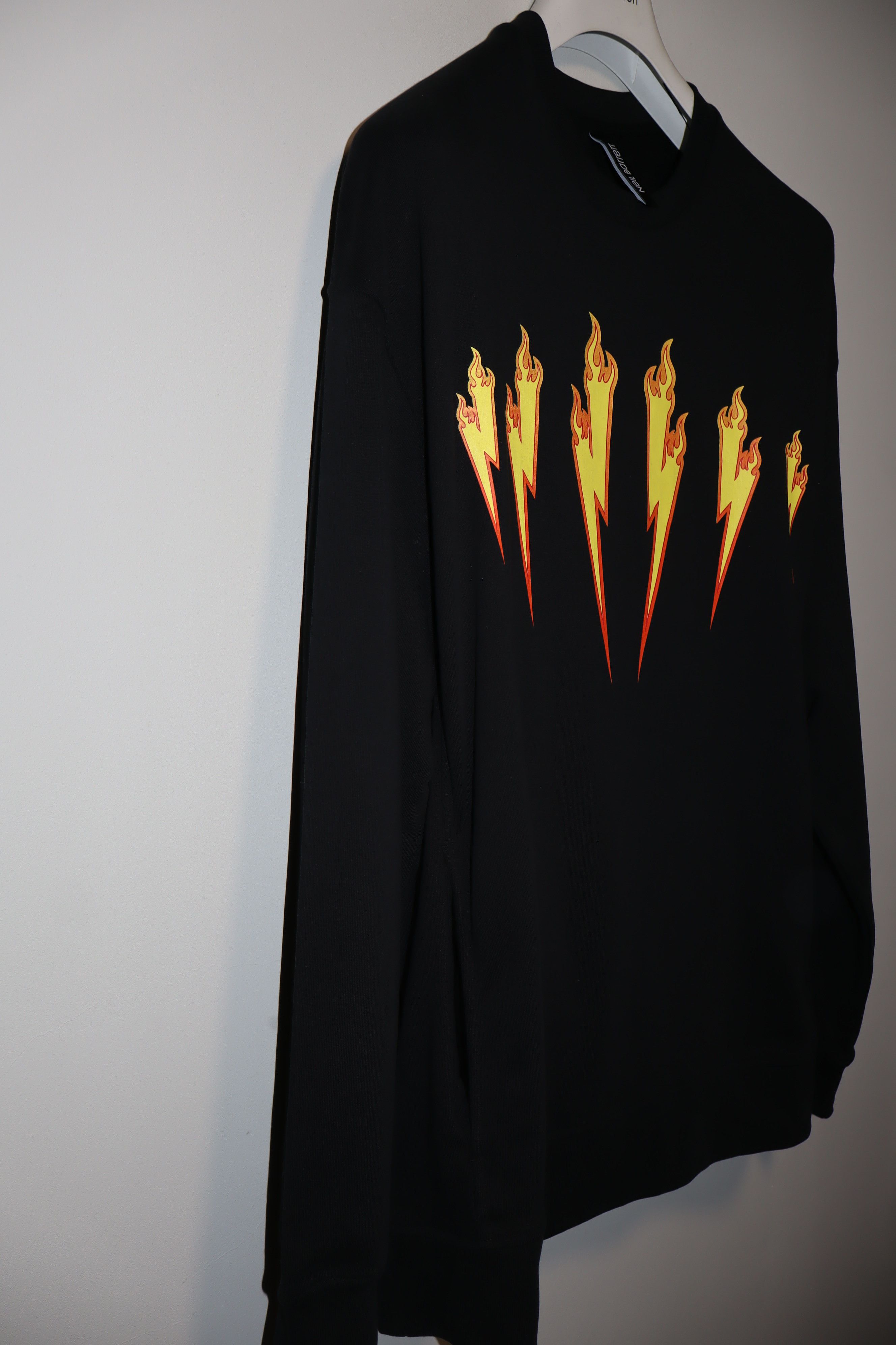 Neil Barrett Firebolt pocket sweatshirt Size US S / EU 44-46 / 1 - 7 Thumbnail
