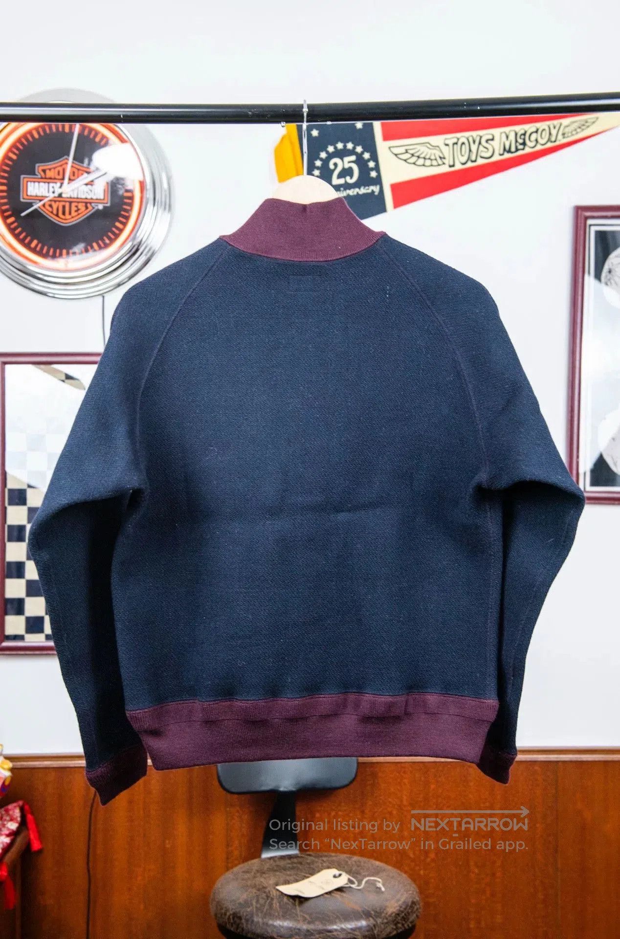 BLACK SIGN Black Wool A-1 Jacket for Sale. Size US M / EU 48-50 / 2 - 2 Thumbnail