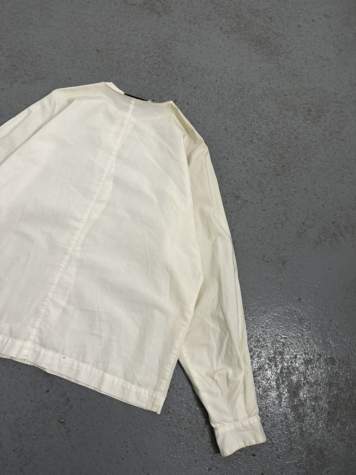 Claude Montana Vintage 80s Claude Montana Waved Button Blouse Size M / US 6-8 / IT 42-44 - 13 Thumbnail