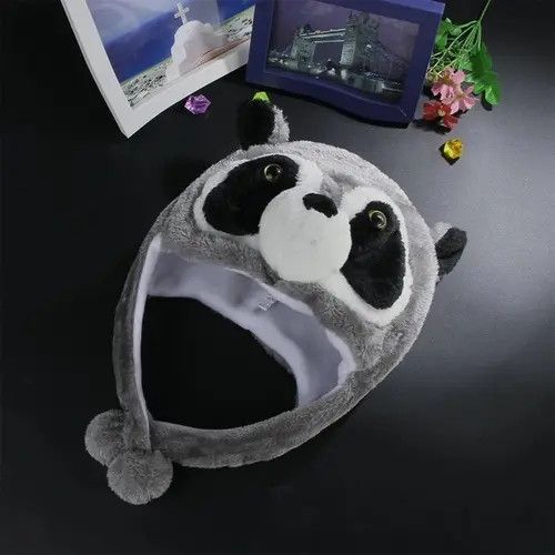 Designer Cute Raccoon Earflag Size ONE SIZE - 1 Thumbnail