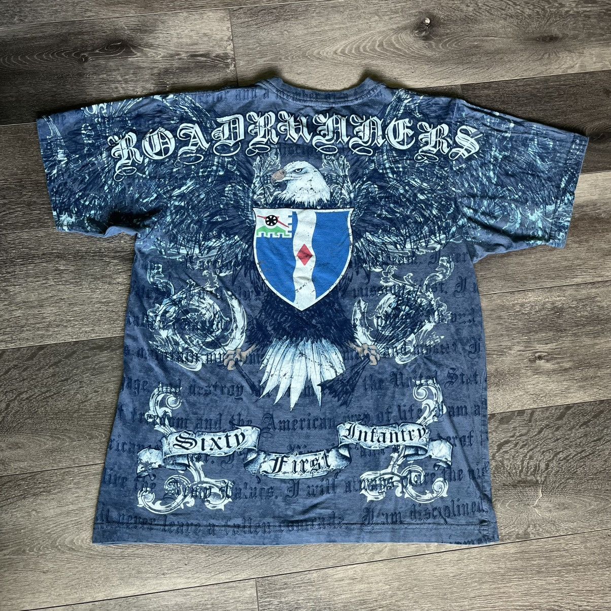 Affliction Vintage 2000s Apprime Affliction Style Roadrunners Eagle Tee Size US M / EU 48-50 / 2 - 1 Thumbnail