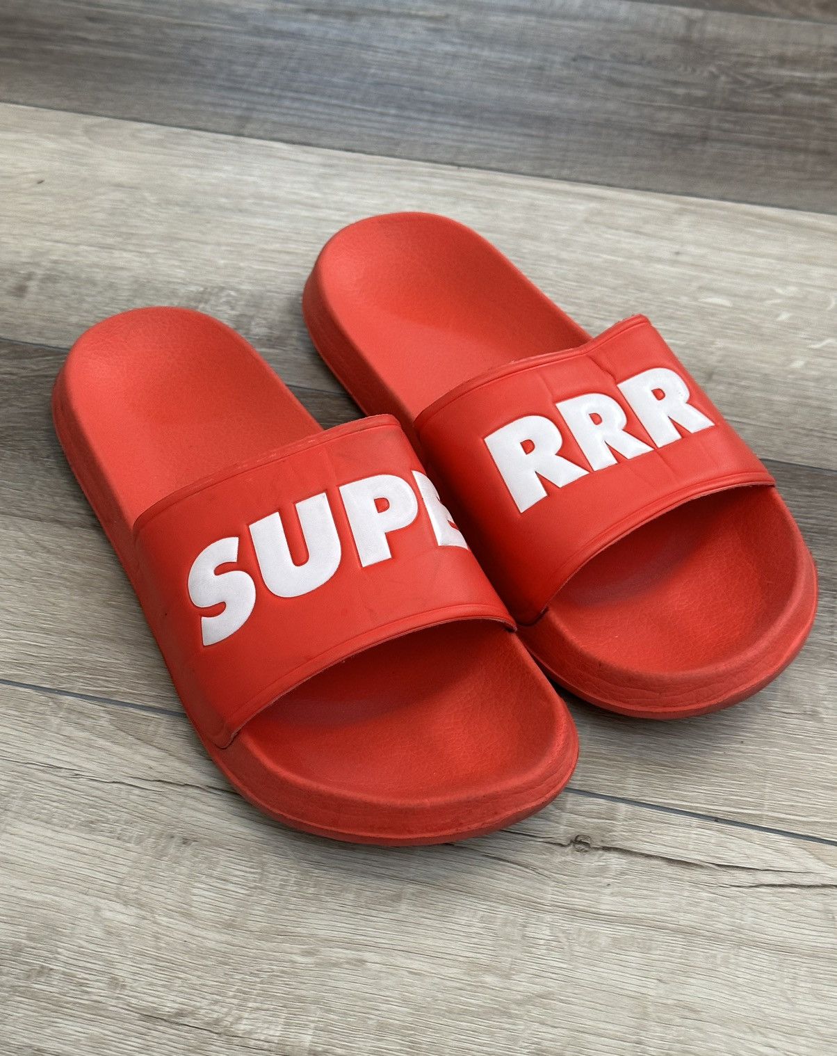 Superrradical Superrradical Red Logo Superrr Slide Clogs Sz. 9 Box Size US 9 / EU 42 - 3 Thumbnail