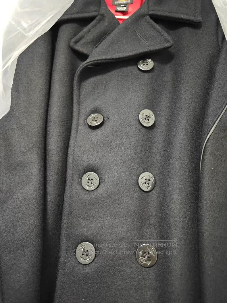 Schott Schott Classic navy woolen double-breasted coat Size US S / EU 44-46 / 1 - 7 Thumbnail