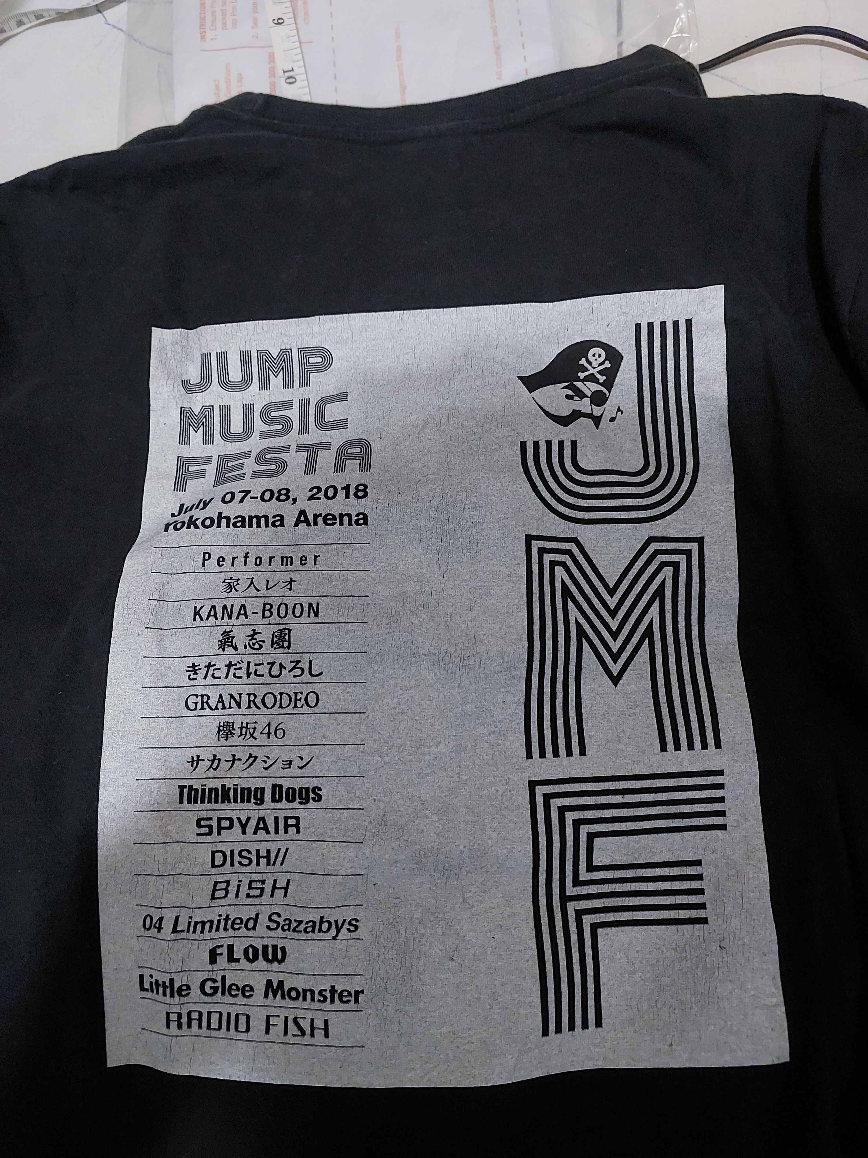 Anime × Cartoon Network × Japanese Brand BUNDLE OF 5 JUMP MUSIC FESTA 2018 ANIME EVENT T SHIRT Size US L / EU 52-54 / 3 - 8 Thumbnail