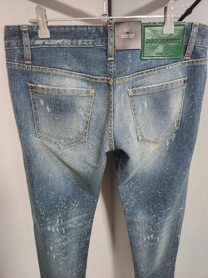 Dsquared2 DSQUARED2 Rhinestone embroidered skinny jeans Size 30" / US 8 / IT 44 - 4 Thumbnail