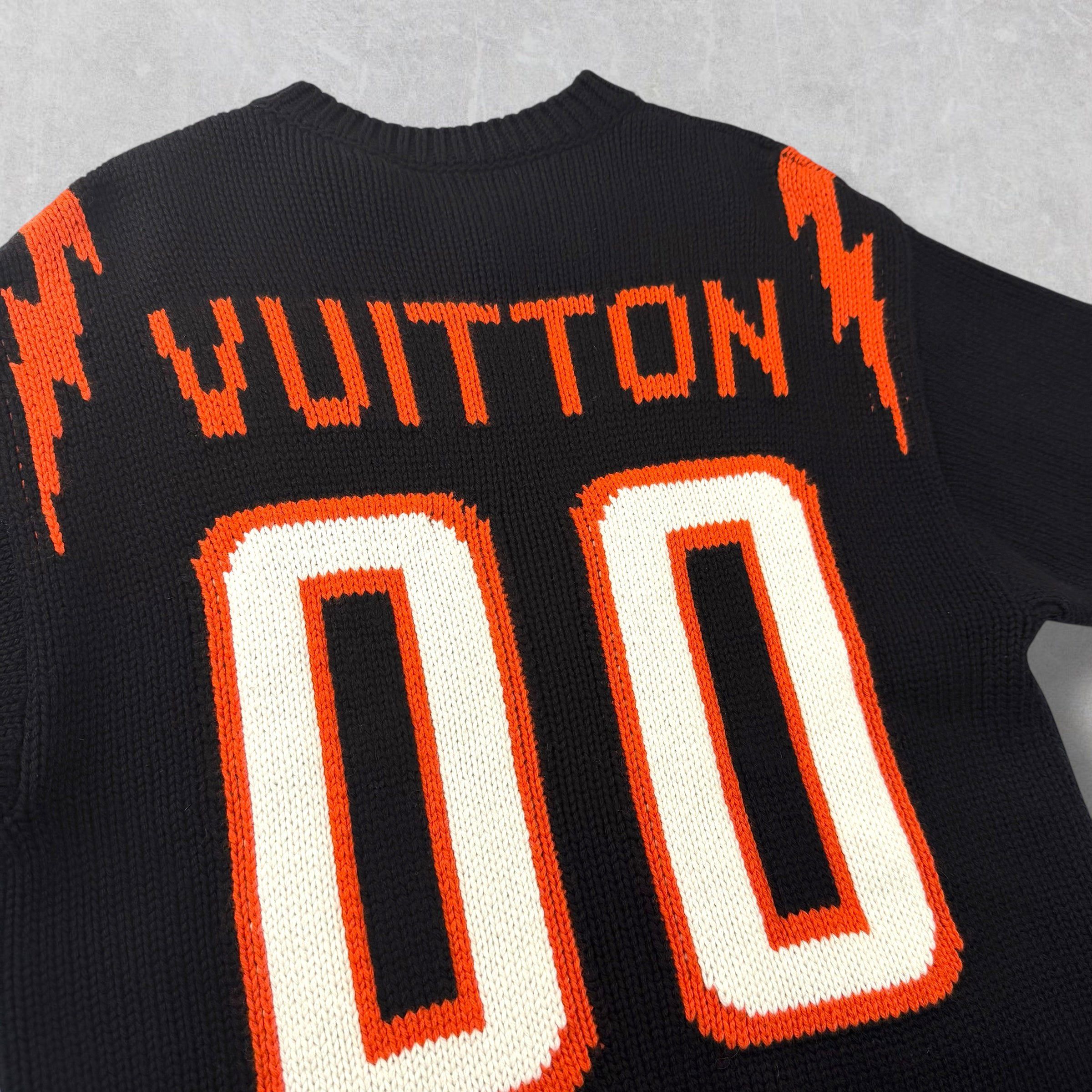 Louis Vuitton Louis Vuitton Chunky Intarsia Football Shirt M Size US M / EU 48-50 / 2 - 4 Thumbnail