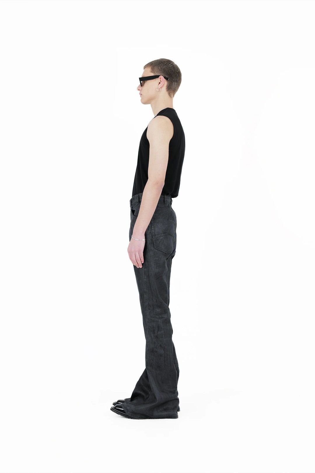 Other Black Flared Jeans Size US 32 / EU 48 - 4 Thumbnail