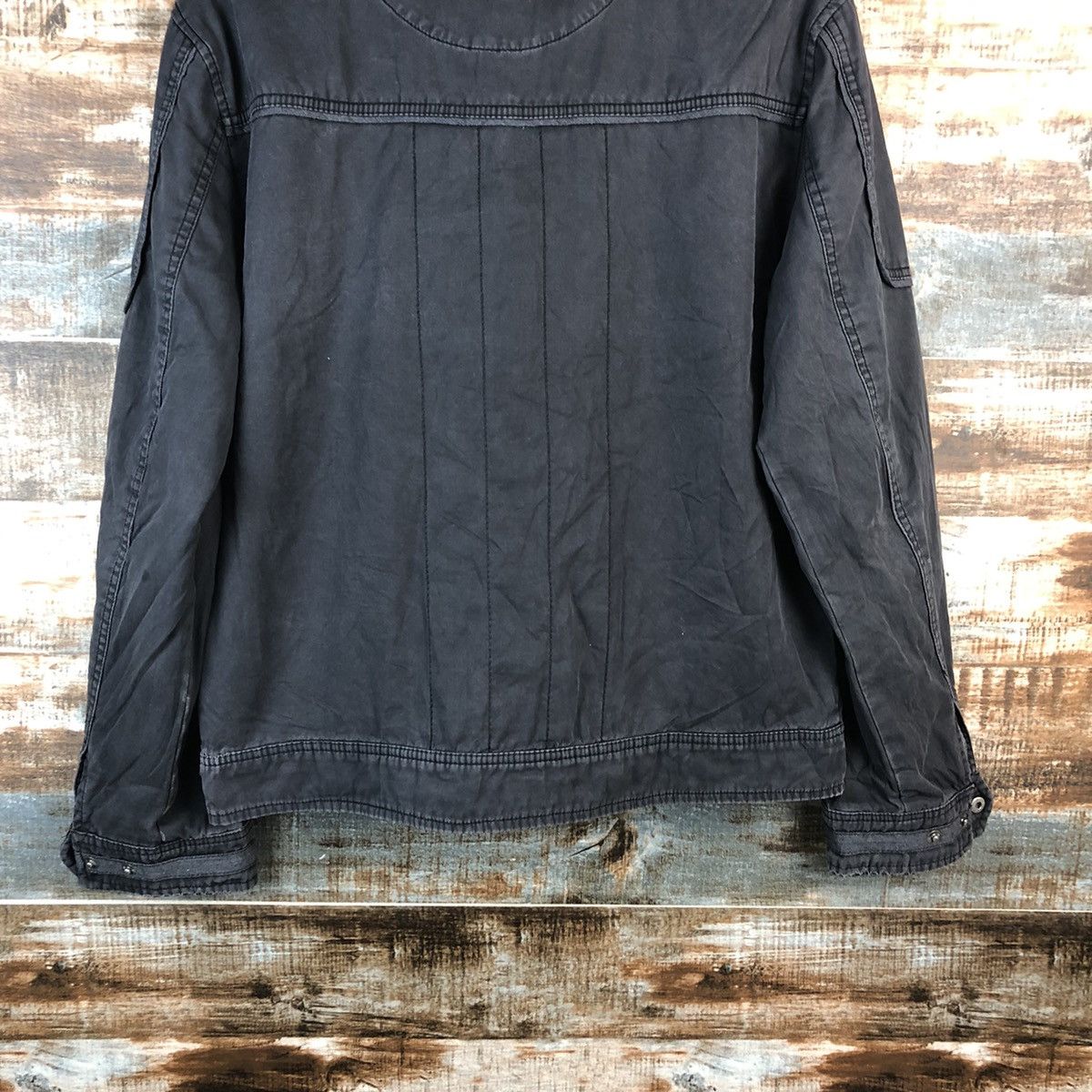 Vintage DLL X Black seditionaries punk bikers Jacket #A2555 Size US M / EU 48-50 / 2 - 17 Thumbnail