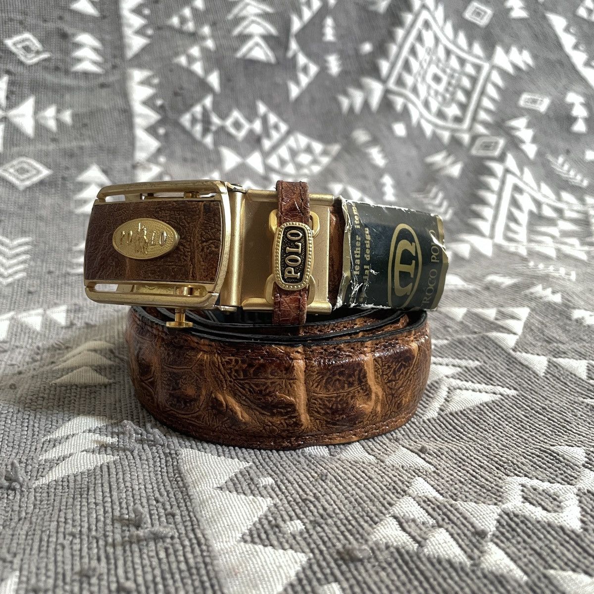 If Six Was Nine 🔥LAST DROP🔥Vintage Y2k polo aligator leather belts Size ONE SIZE - 1 Thumbnail