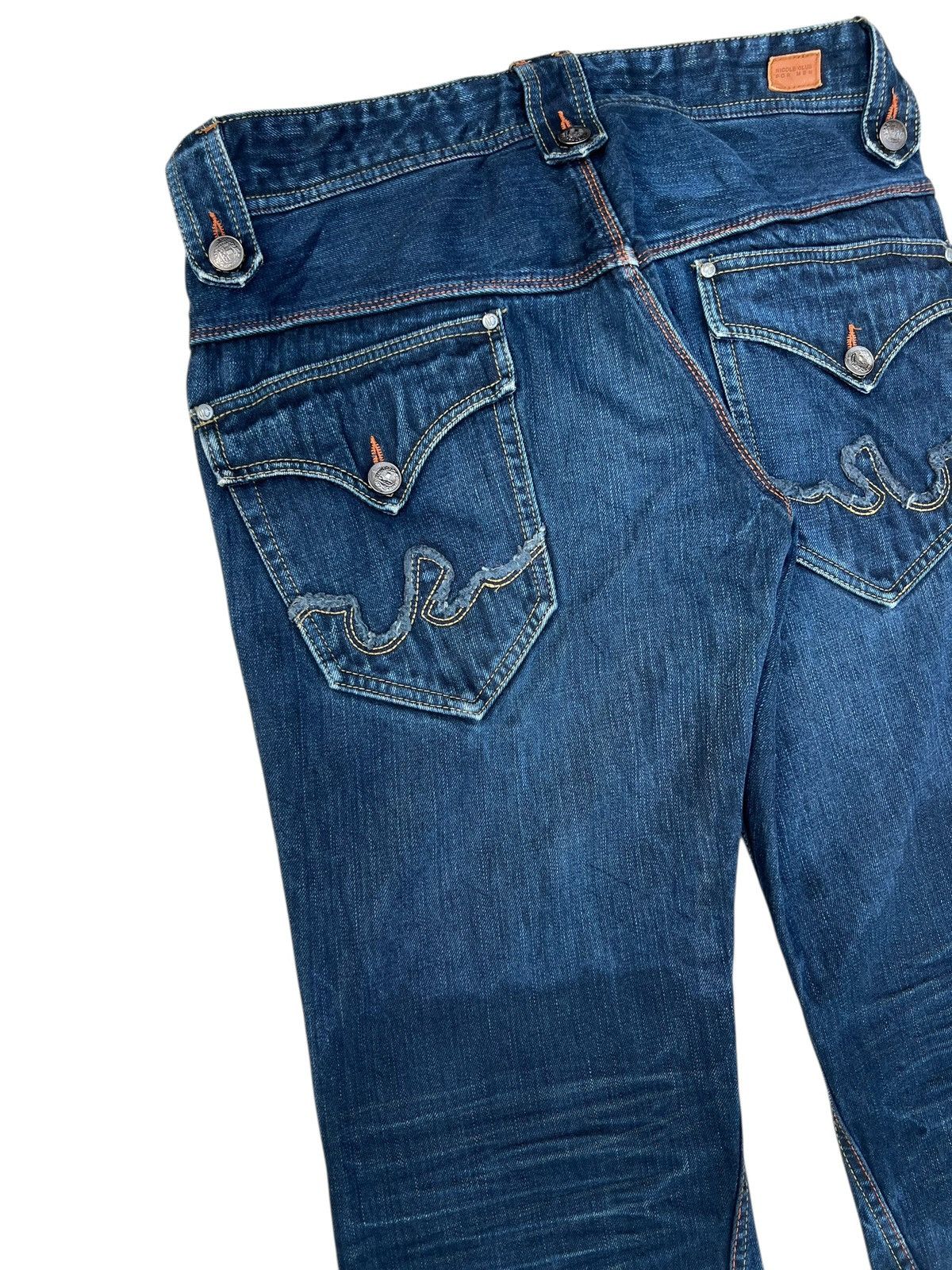 Nicole Club Nicole Club For Men Oily Waxed Denim Jeans Size US 31 - 13 Thumbnail