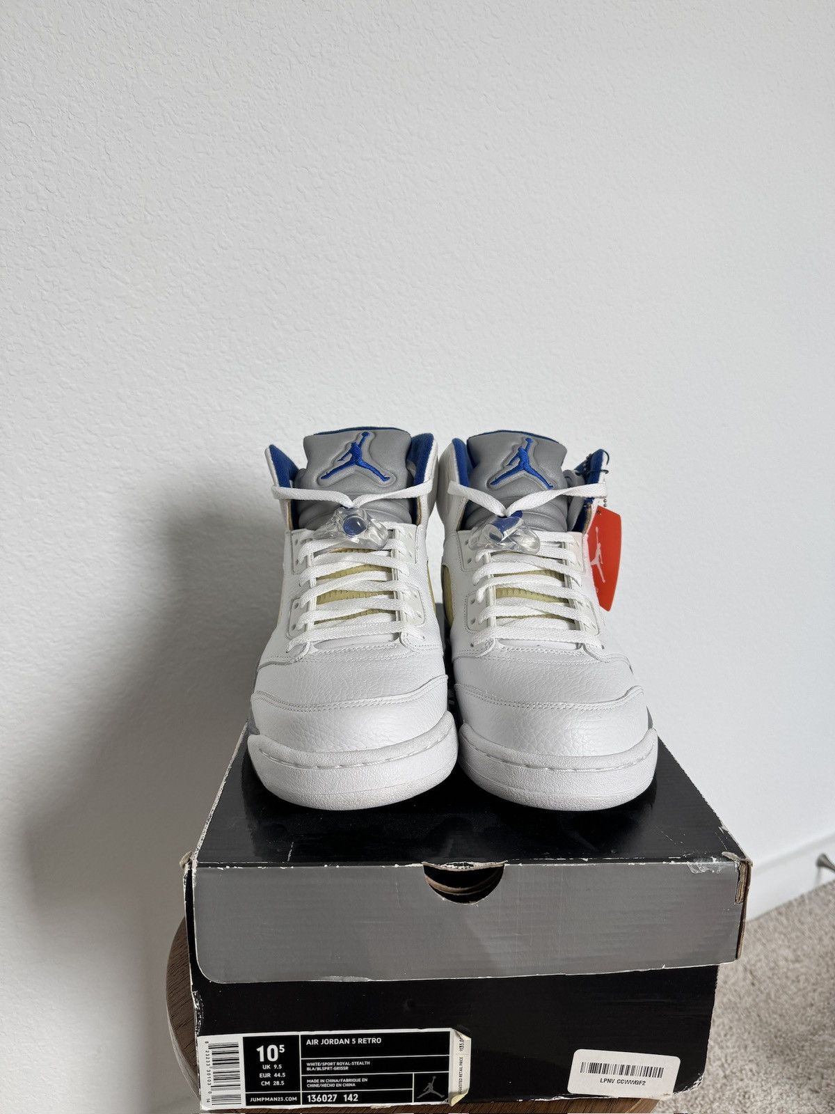 Jordan Brand × Nike Jordan 5 Stealth Size US 10.5 / EU 43-44 - 2 Thumbnail