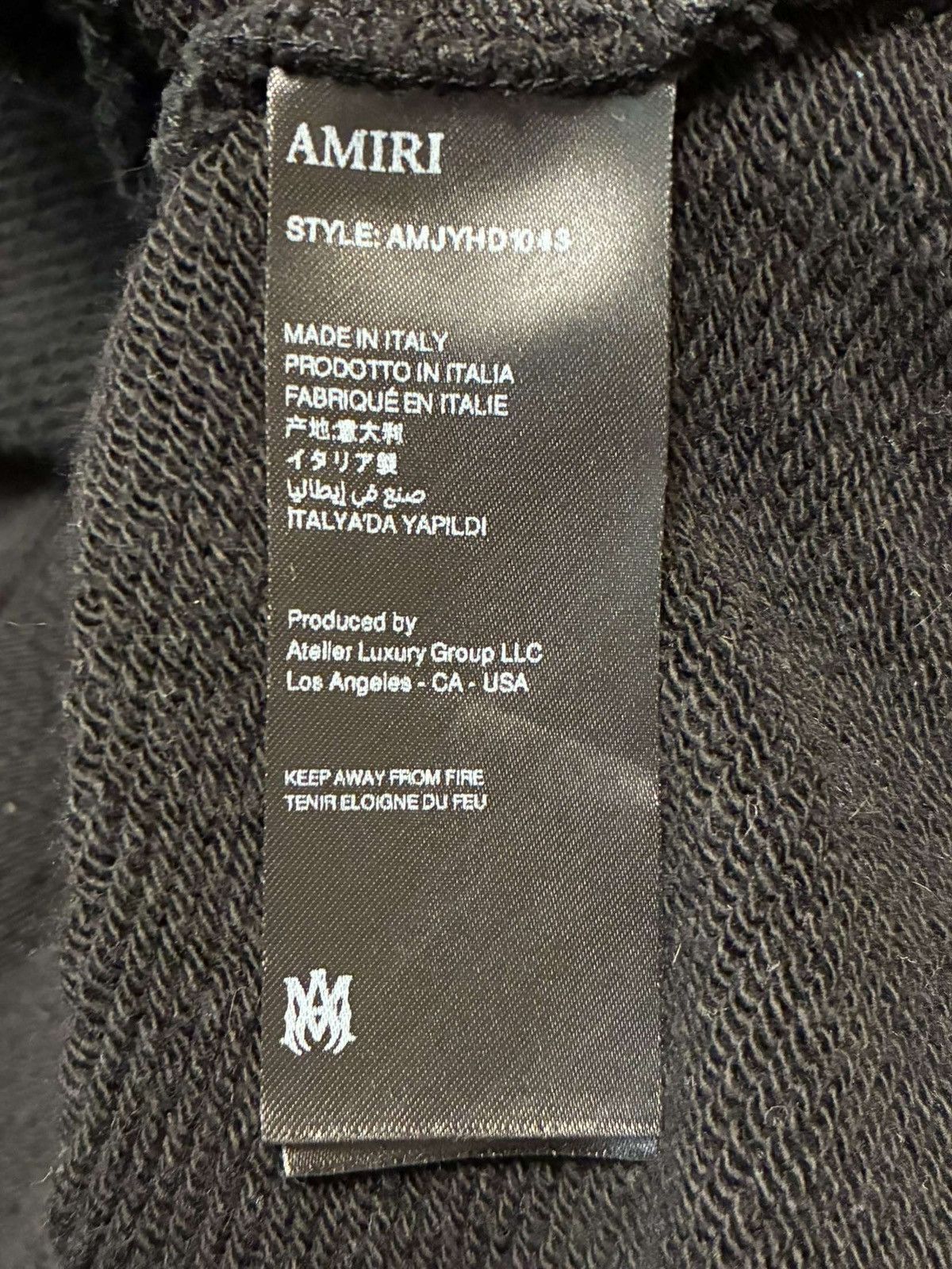 Amiri Amiri Logo Hoodie Size US M / EU 48-50 / 2 - 4 Thumbnail