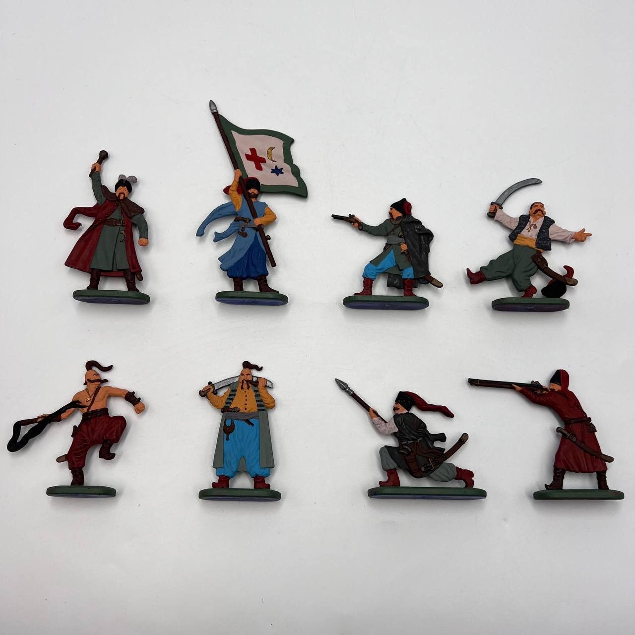 Vintage 1980 Vintage Toy Plastic Set 8 Soldiers Cossacks Figures Size ONE SIZE - 1 Thumbnail