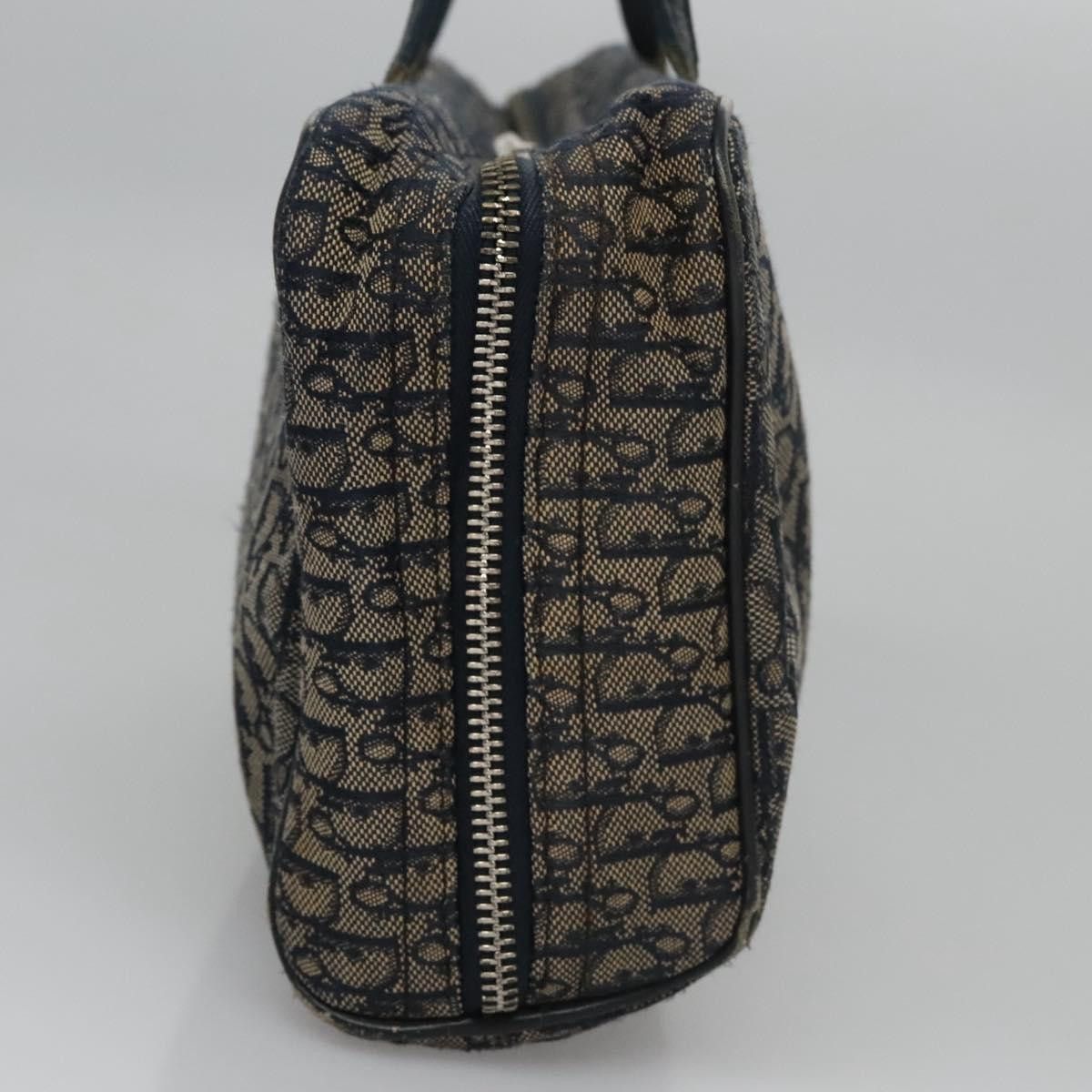 Dior DIOR Trotter Canvas Hand Bag Navy Size ONE SIZE - 4 Thumbnail