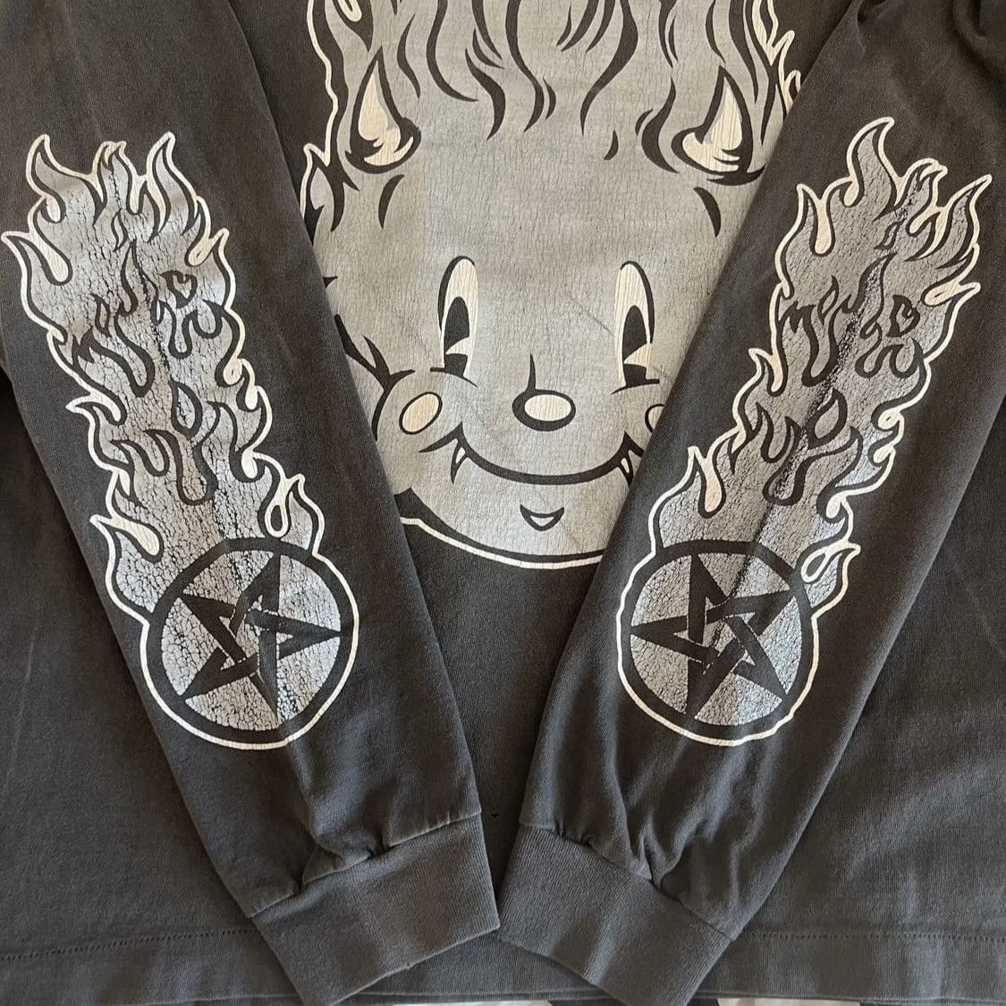 Saint Michael Saint Michael Fire Baby Long Sleeve T-Shirts Size US XL / EU 56 / 4 - 4 Thumbnail