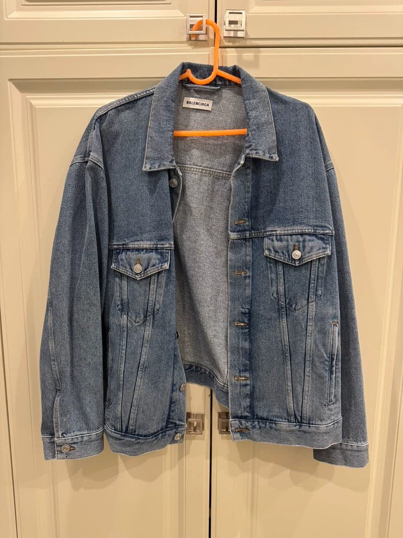 Balenciaga Balenciaga Denim Jacket Size US S / EU 44-46 / 1 - 1 Thumbnail