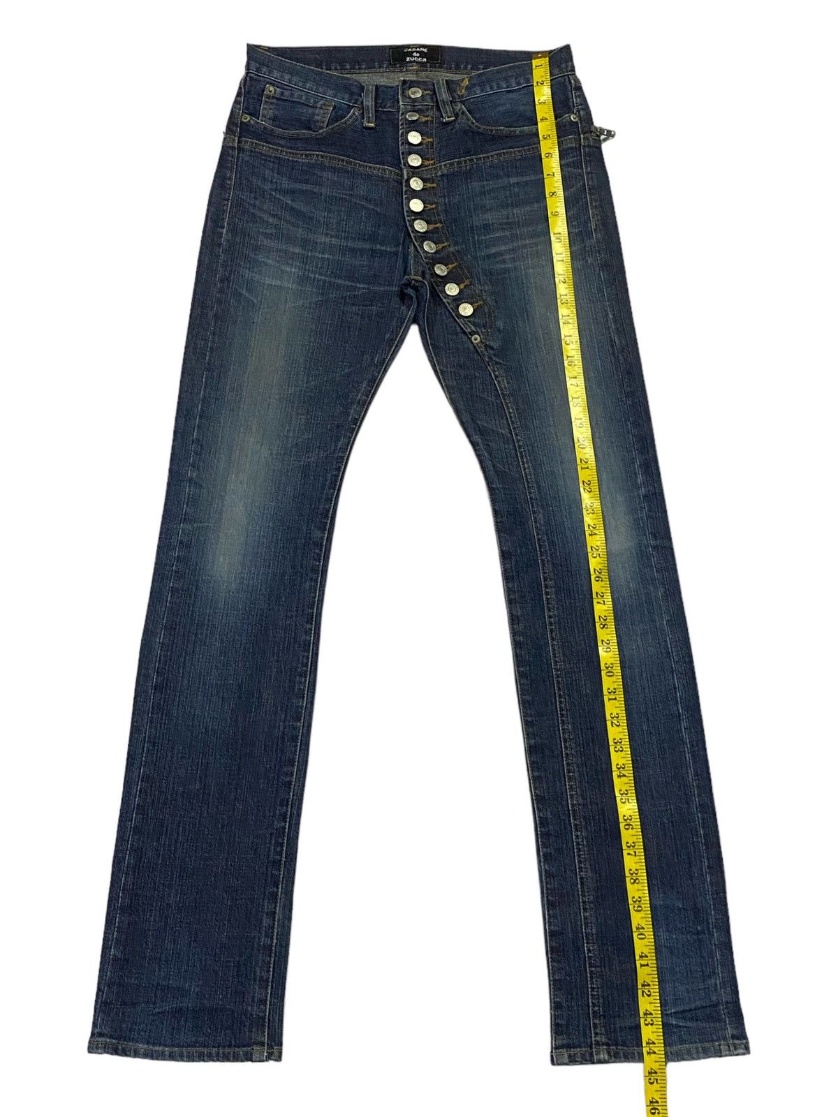 CABANE de ZUCCa Cabane De Zucca Asymmetrical Button Ups Denim Pants Size US 30 / EU 46 - 6 Thumbnail