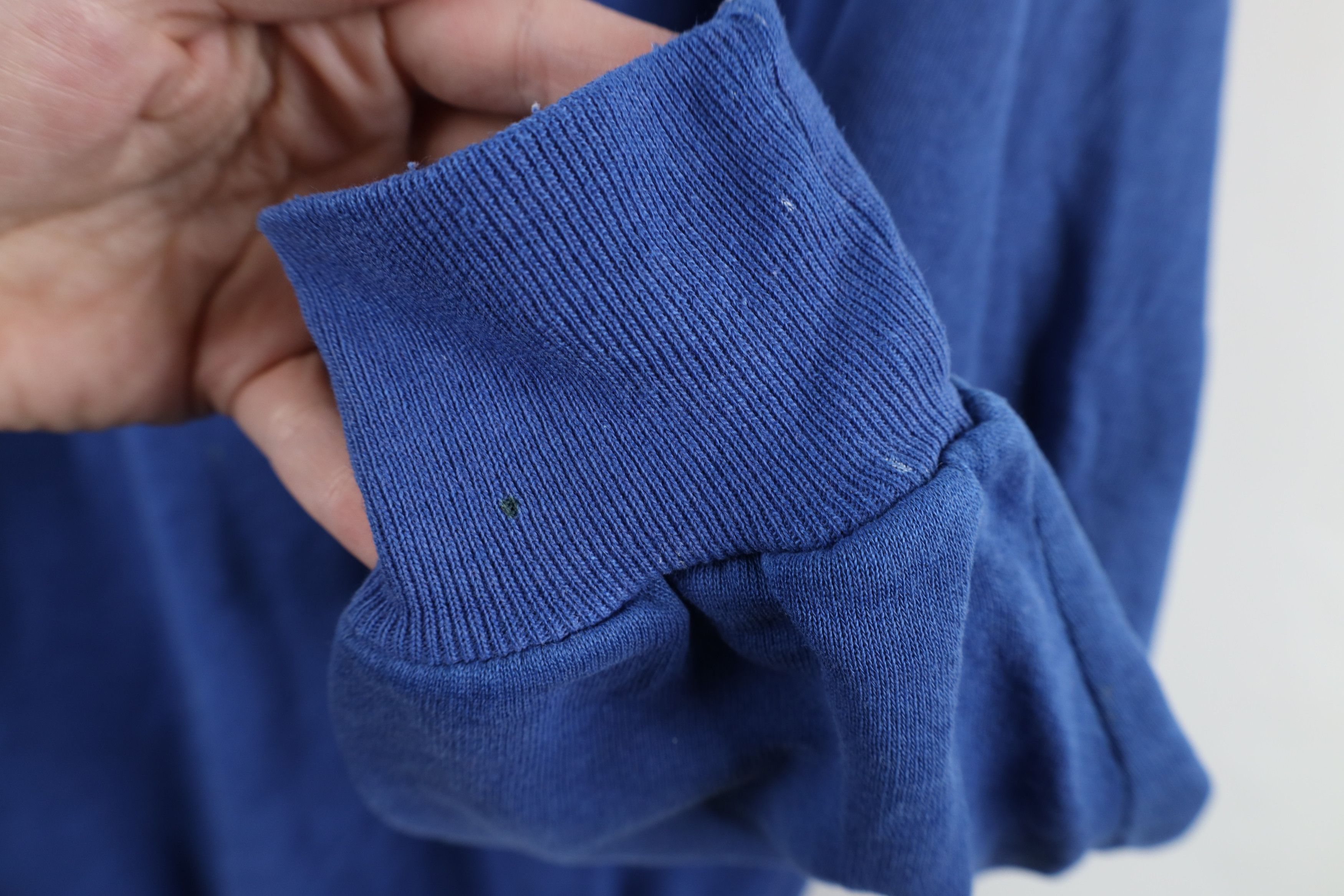 Vintage Vintage 90s Streetwear Crewneck Sweatshirt Royal Blue USA Size US XL / EU 56 / 4 - 8 Thumbnail