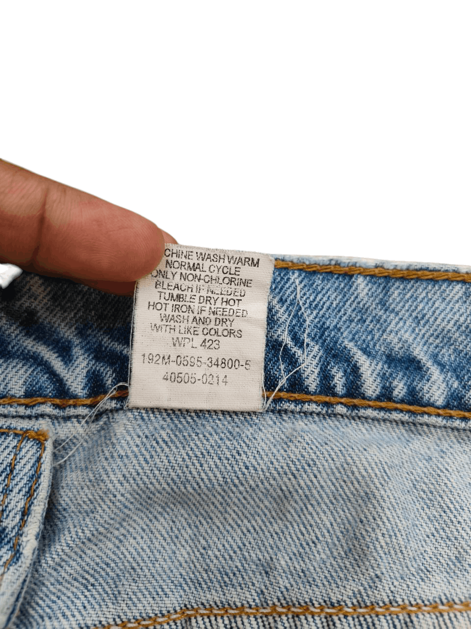 Levi's 90s VIntage Levi's 505 Orange Tab Distressed Denim Size US 36 / EU 52 - 10 Thumbnail