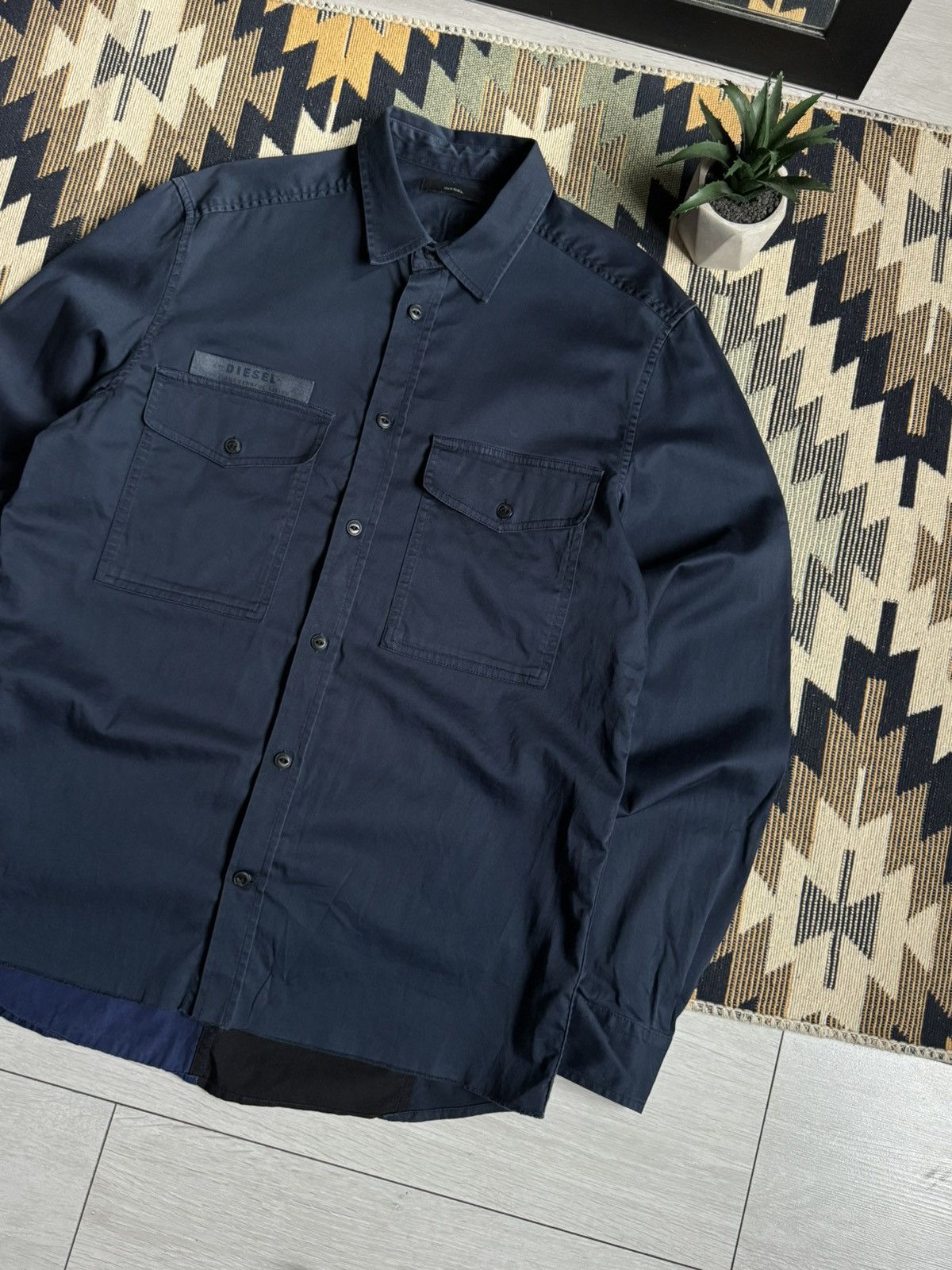 Diesel Diesel Avantgarde Y2K Button Up Shirt Size US L / EU 52-54 / 3 - 4 Thumbnail