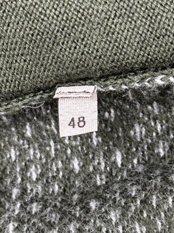 Bottega Veneta FW2017 Bottega Veneta Green & Grey Wool Cardigan Size US M / EU 48-50 / 2 - 12 Thumbnail