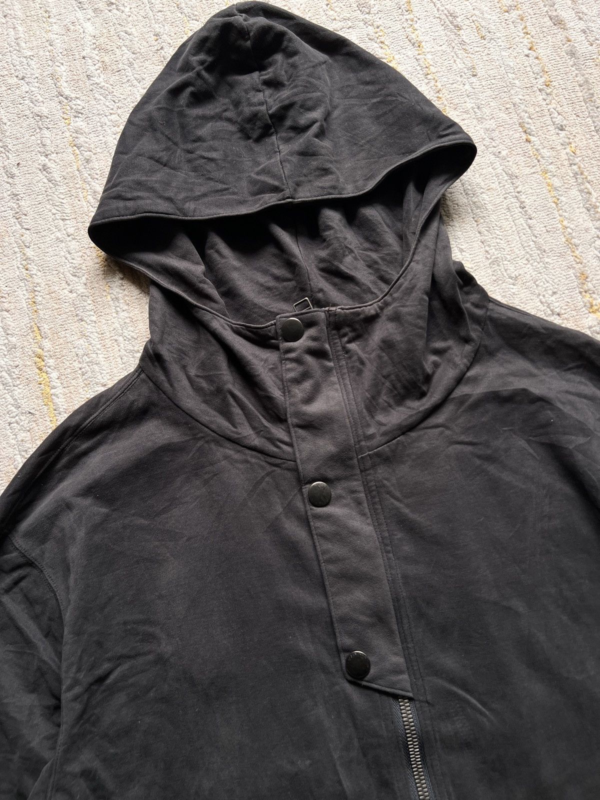 Beauty Beast × Hysteric Glamour × Le Grande Bleu (L.G.B.) Dark Grey Sample Made in Japan Rich Cotton Hoodie Size US L / EU 52-54 / 3 - 6 Thumbnail