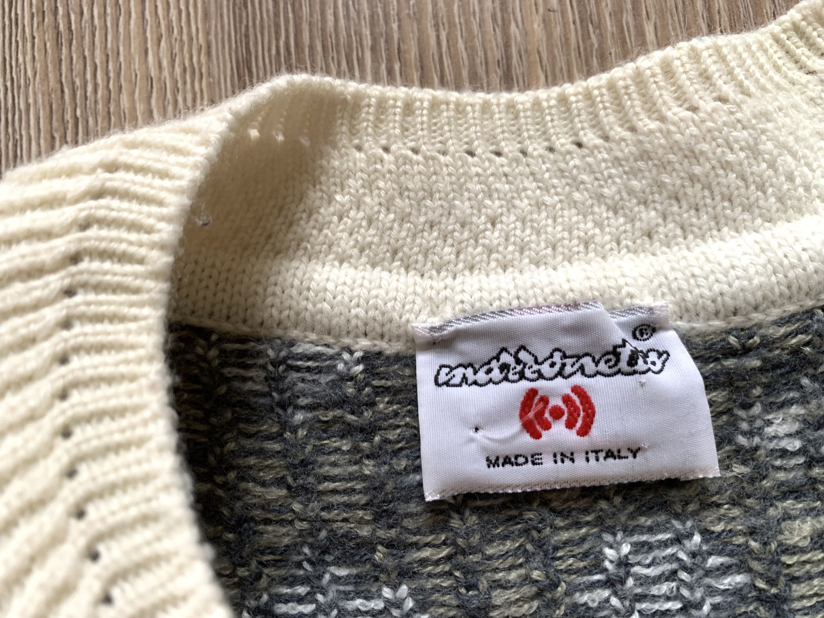 Vintage Vintage Italian Knit Wool Sweater Size US L / EU 52-54 / 3 - 6 Thumbnail