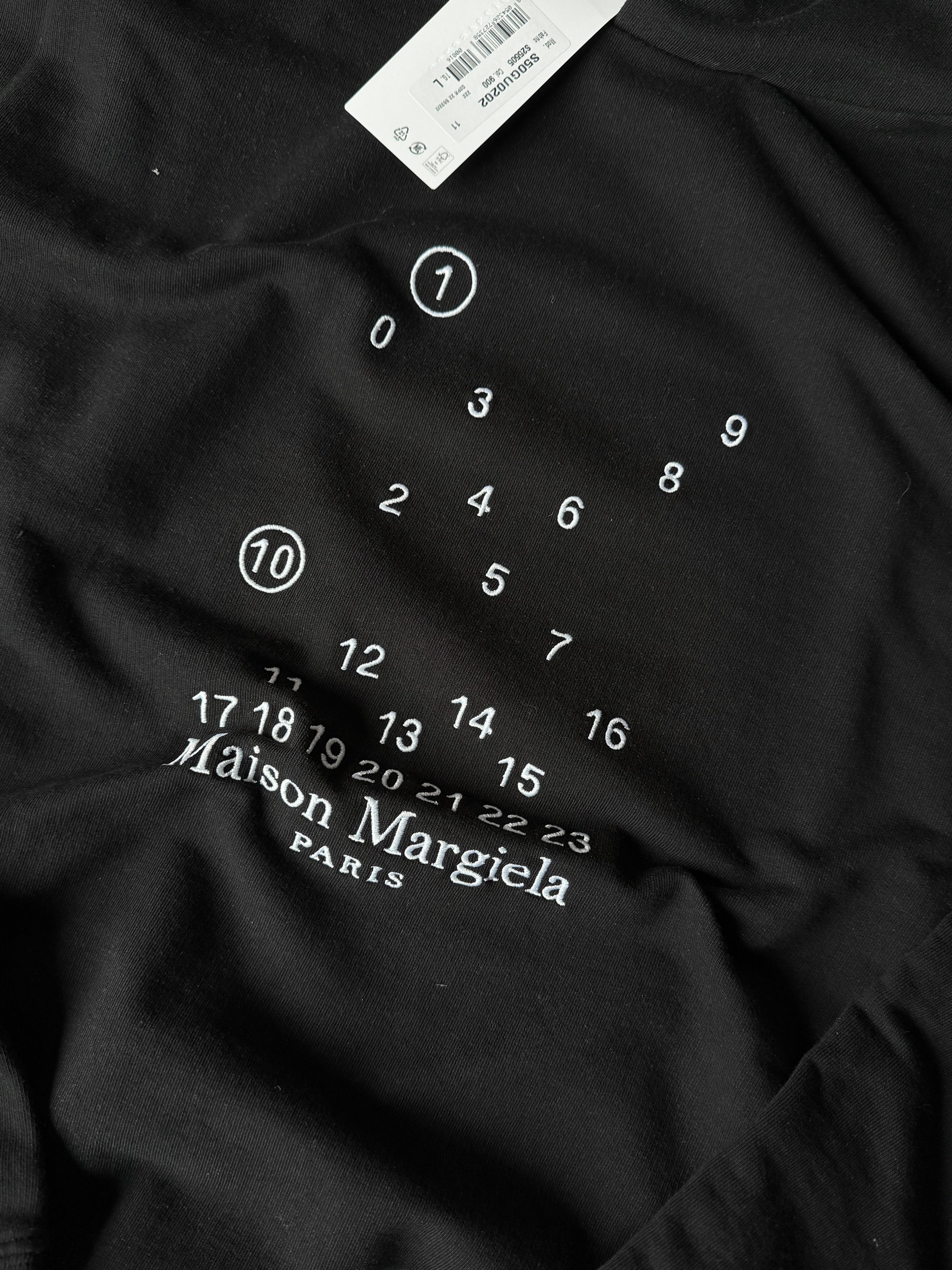Maison Margiela Margiela Numbers Oversize hoodie Size US L / EU 52-54 / 3 - 2 Thumbnail