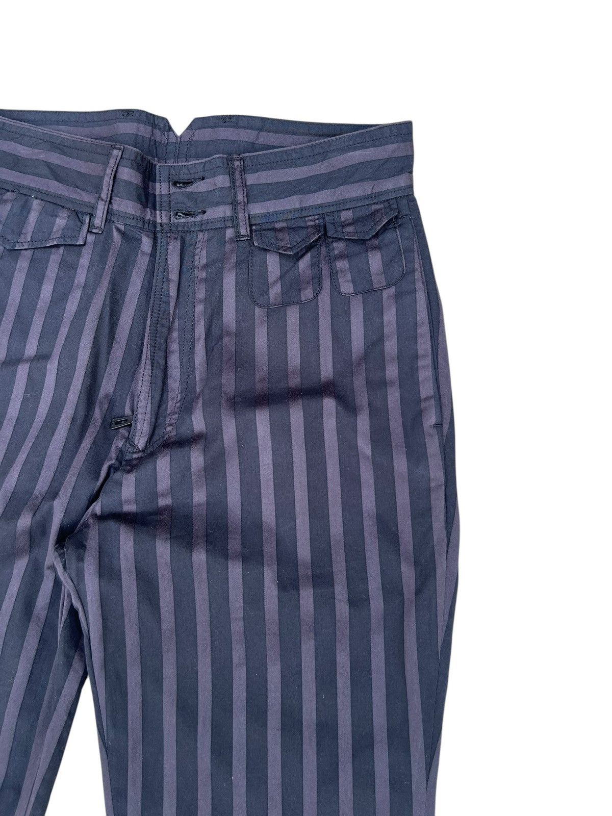 Bed j.w. Ford MOTEL By Keisuke Kohsaka Vertical Striped Cropped Pant Size US 31 - 8 Thumbnail