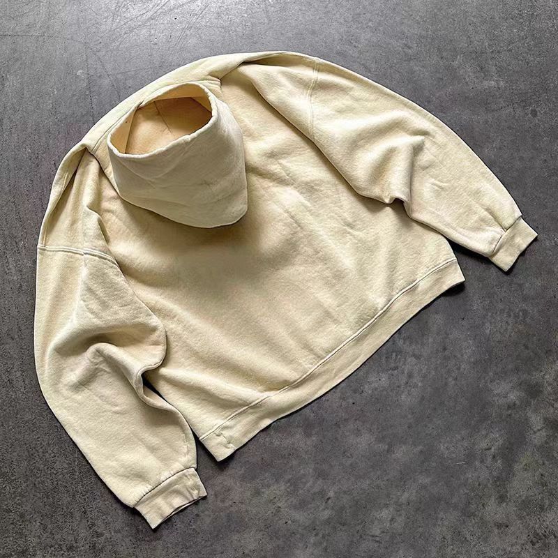 Designer × Japanese Brand Apricot letter print washed vintage hoodie Size US L / EU 52-54 / 3 - 2 Thumbnail