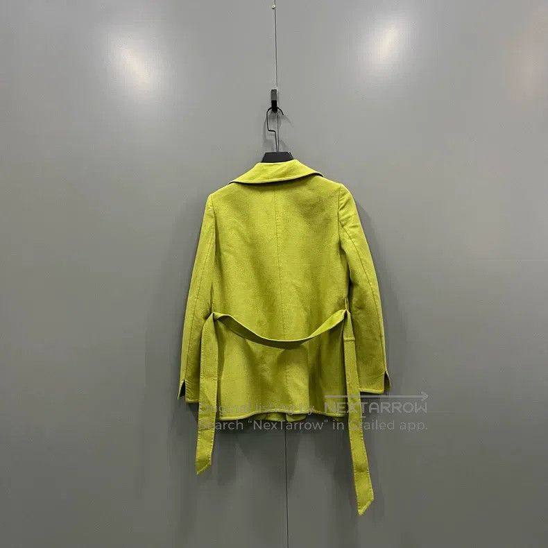 Max Mara Max Mara Green Lapel Short Coat Size S / US 4 / IT 40 - 2 Thumbnail