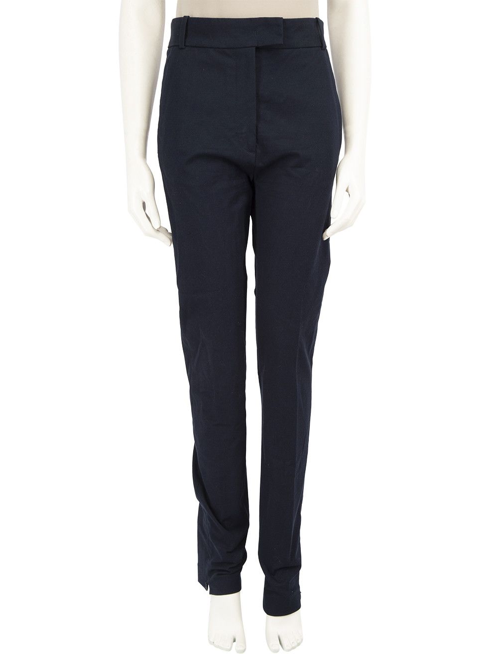 Joseph Navy High Rise Slim Fit Trousers Size 26" / US 2 / IT 38 - 1 Thumbnail