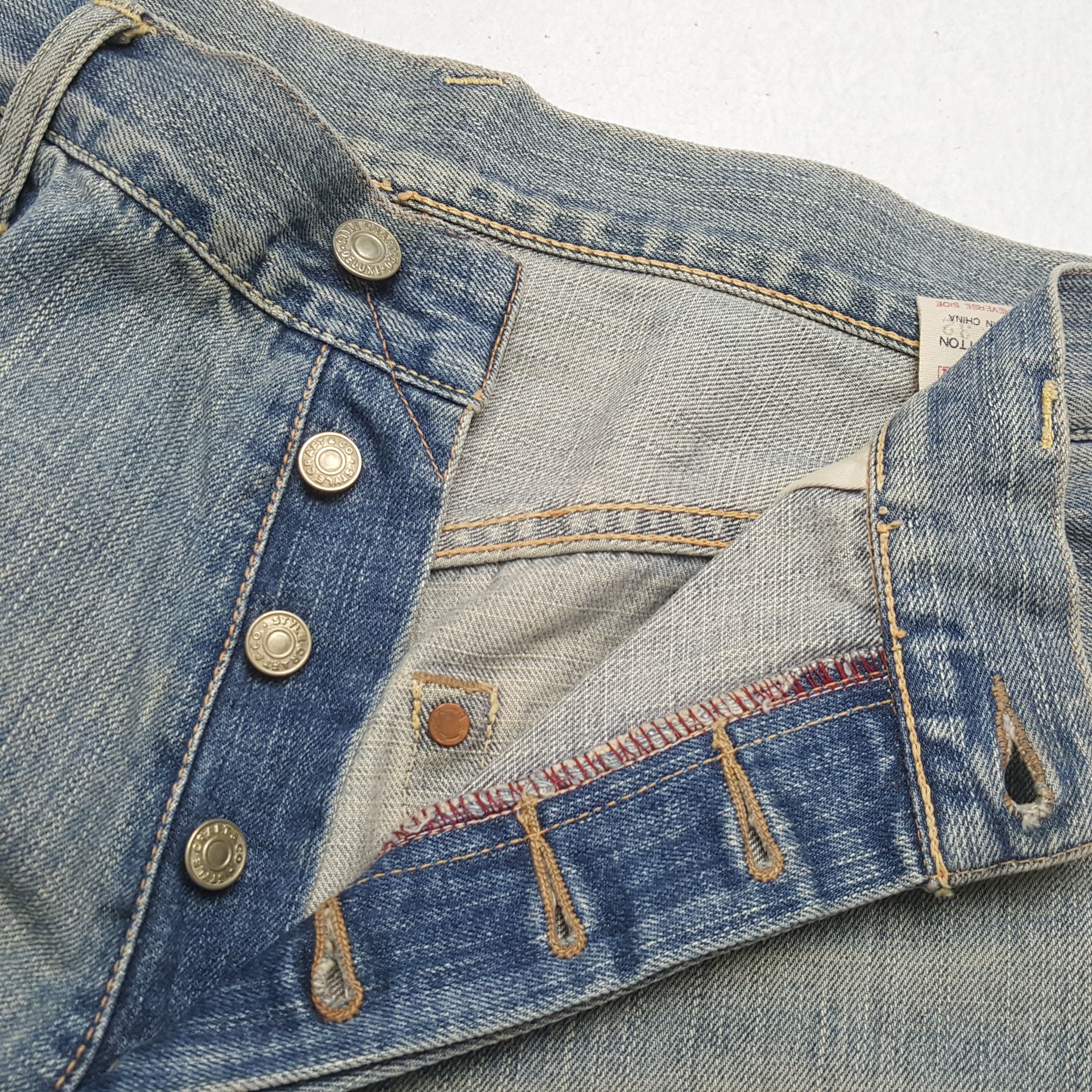 Evisu × Japanese Brand × Vintage EVISU Japanese Brand Streetwear Custom Daicock Jeans Size US 32 / EU 48 - 12 Thumbnail