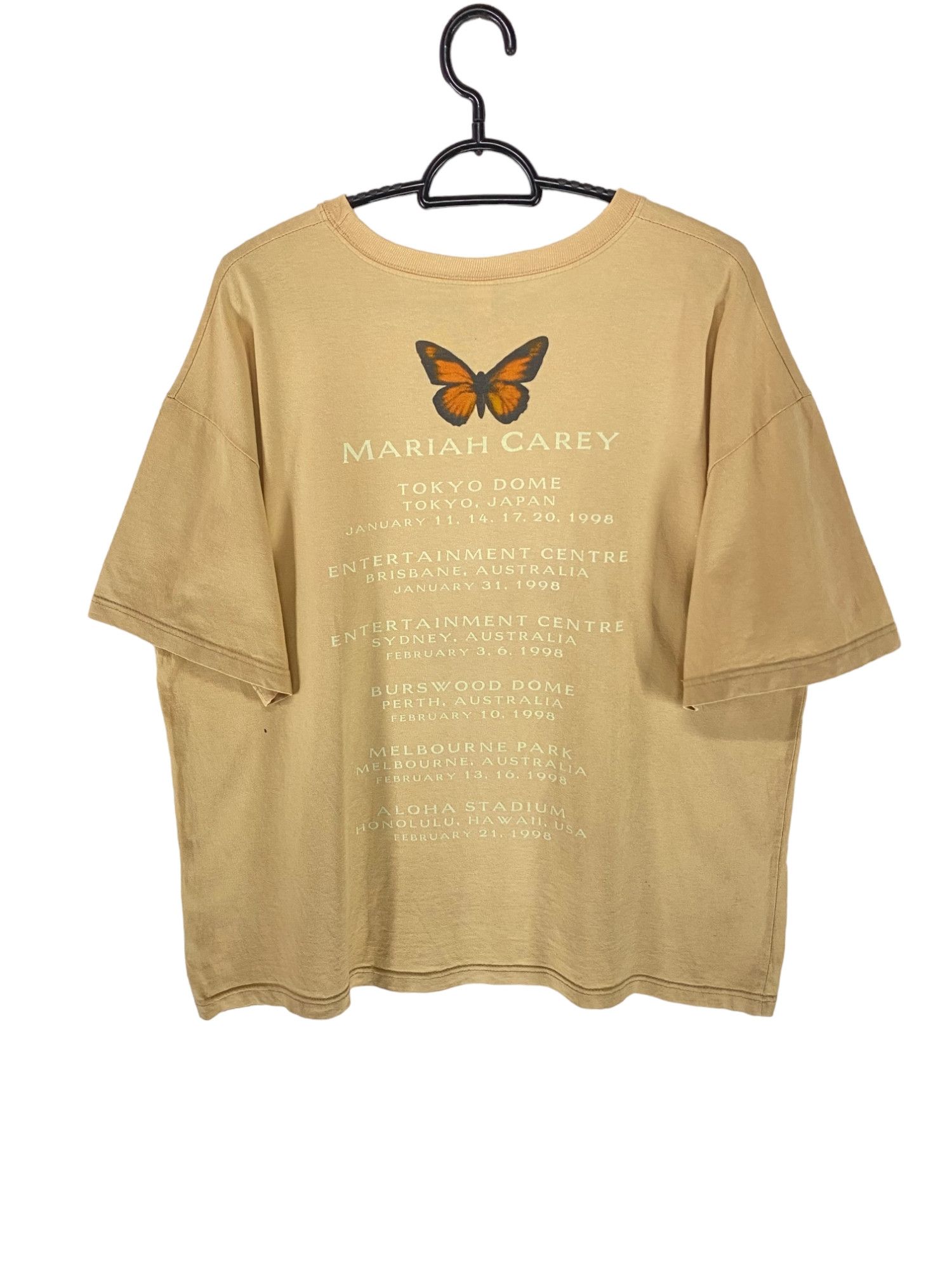 Rap Tees × Tour Tee × Vintage Vintage 90s Mariah carey butterfly 