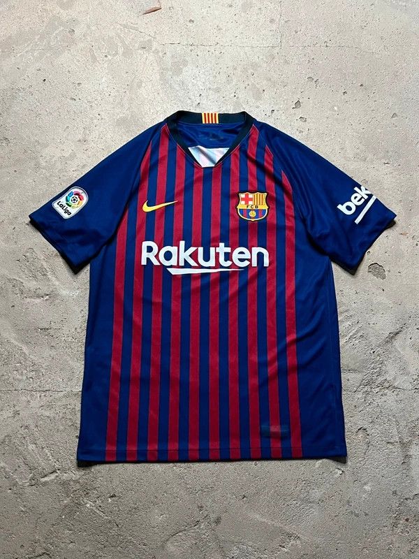 Nike 2018 - 2019 Home Nike FC Barcelona soccer jersey Size US M / EU 48-50 / 2 - 1 Thumbnail