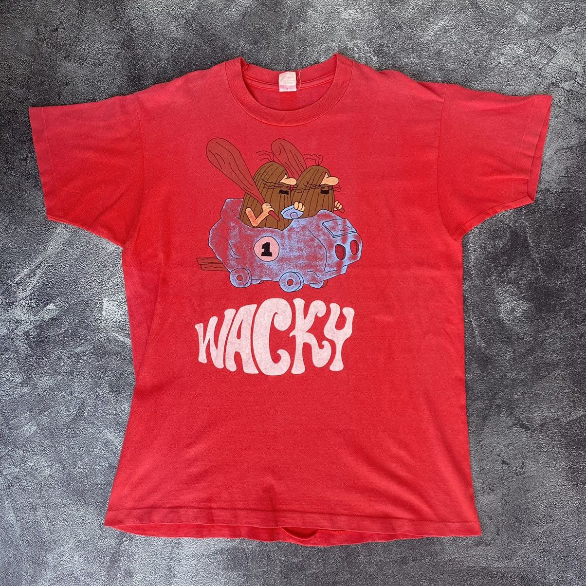 Vintage Mega Rare 80s Wacky Race The Slag Brothers Solo Tee