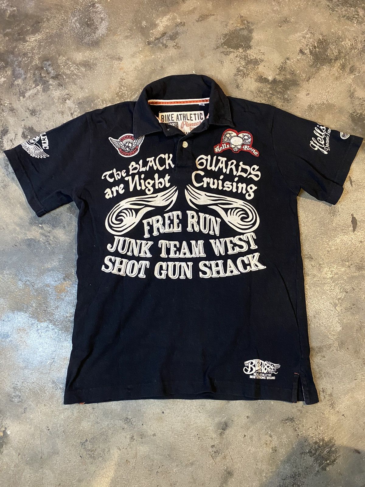 If Six Was Nine × Japanese Brand hellsbone polo shirt poem embroidery Size US S / EU 44-46 / 1 - 1 Thumbnail
