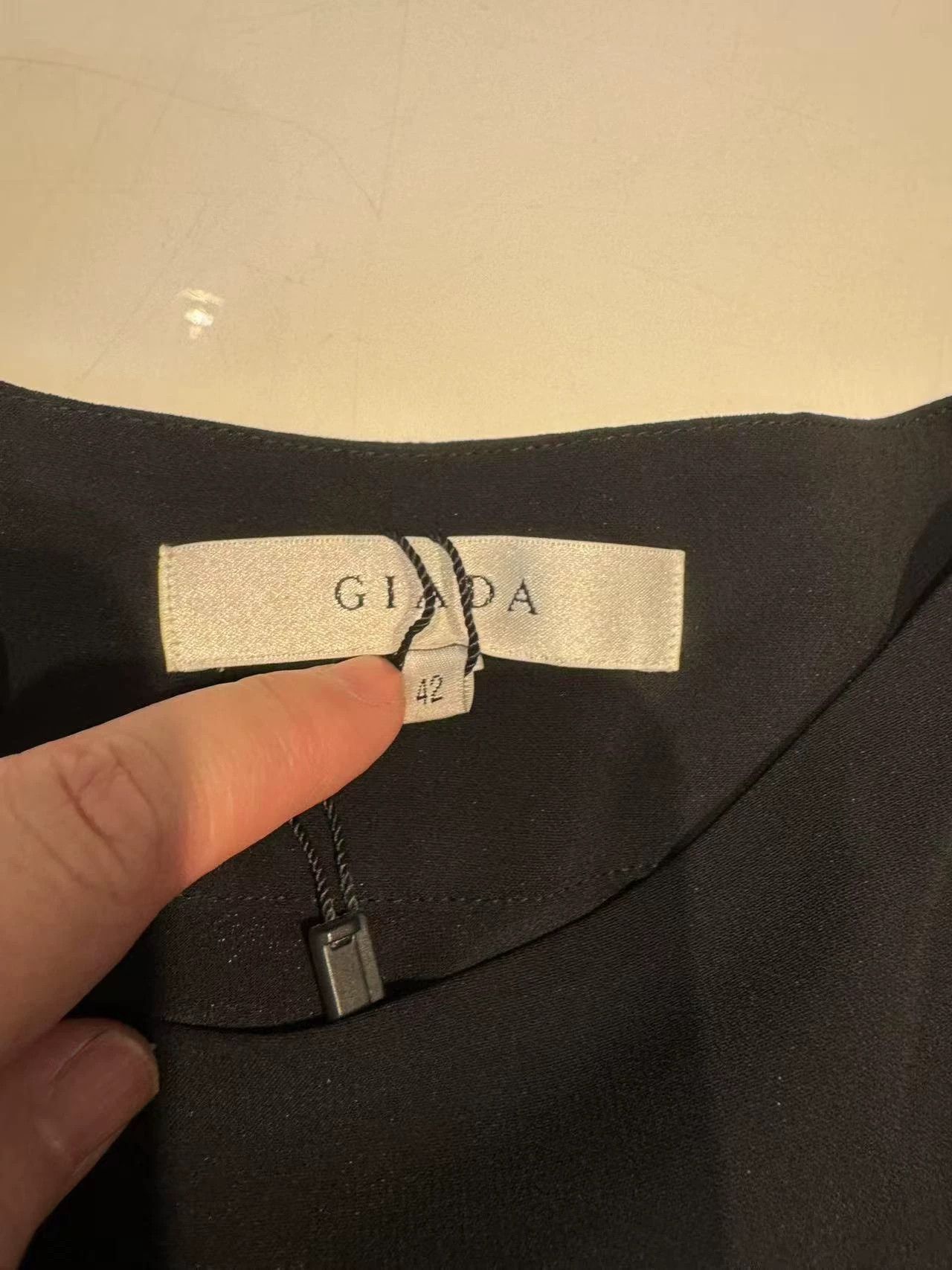 Other GIADA Black Viscose Flowy Skirt M (New, Italy) Size 28" / US 6 / IT 42 - 3 Thumbnail