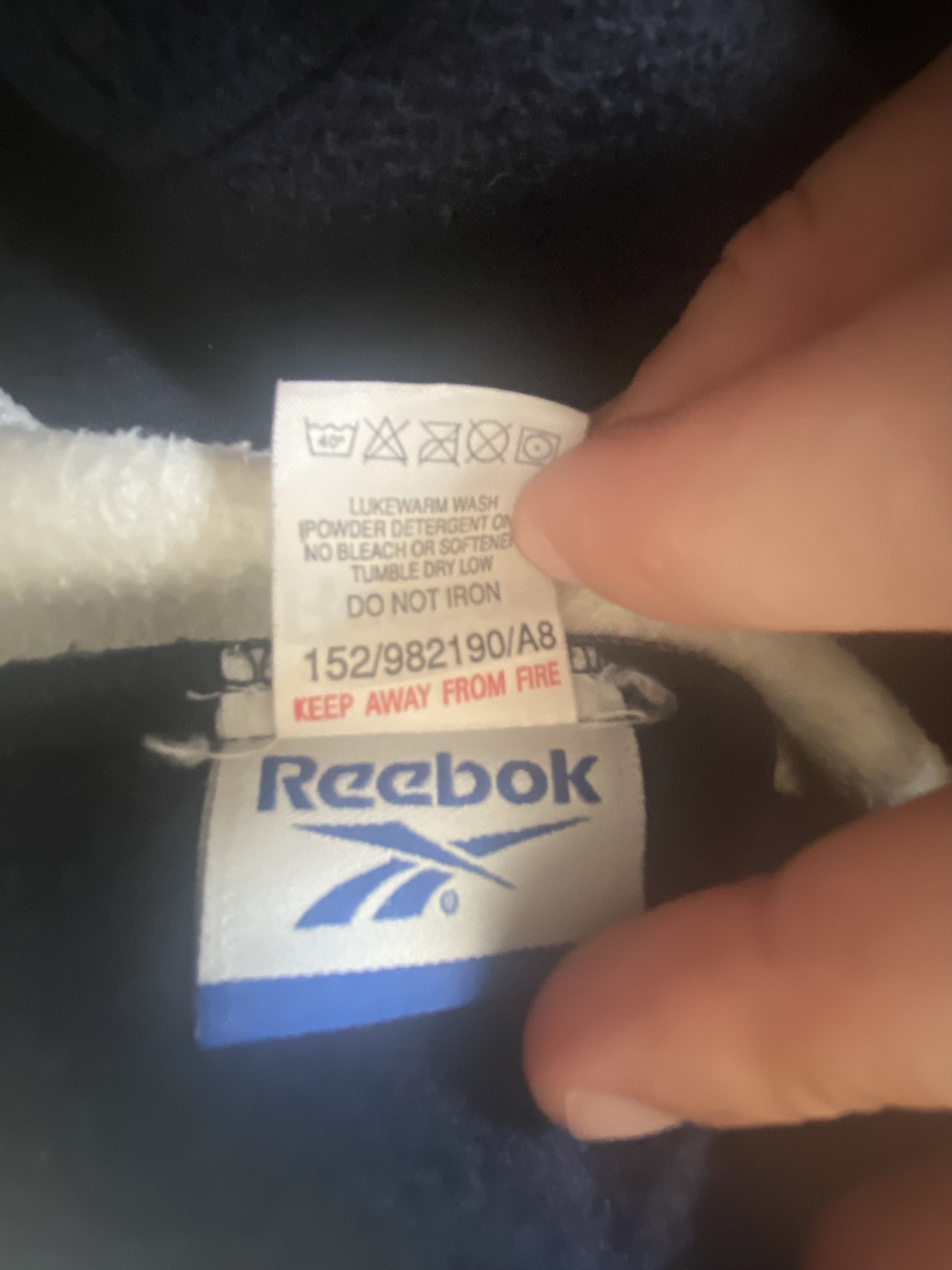 Reebok Vintage classic men's sweatshirt REEBOK - M/L - UNIQUE Size US M / EU 48-50 / 2 - 5 Thumbnail