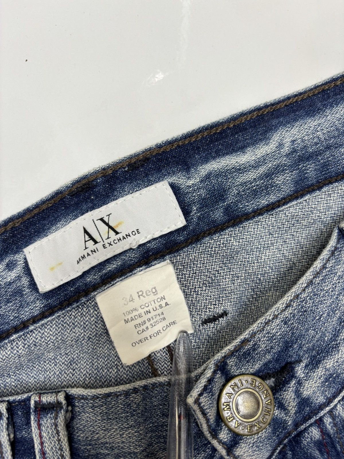 Kapital Baggy Flare Armani Exchange Distressed Denim Flare Jeans Size US 36 / EU 52 - 11 Thumbnail