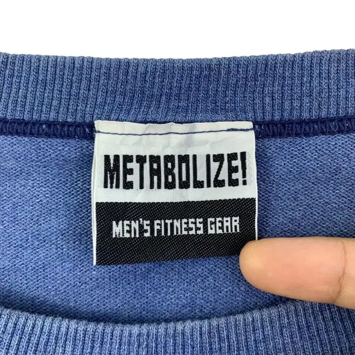 Vintage Vintage METABOLIZE META Exercise Gear Tee Shirt Top Fitness Size US M / EU 48-50 / 2 - 6 Thumbnail