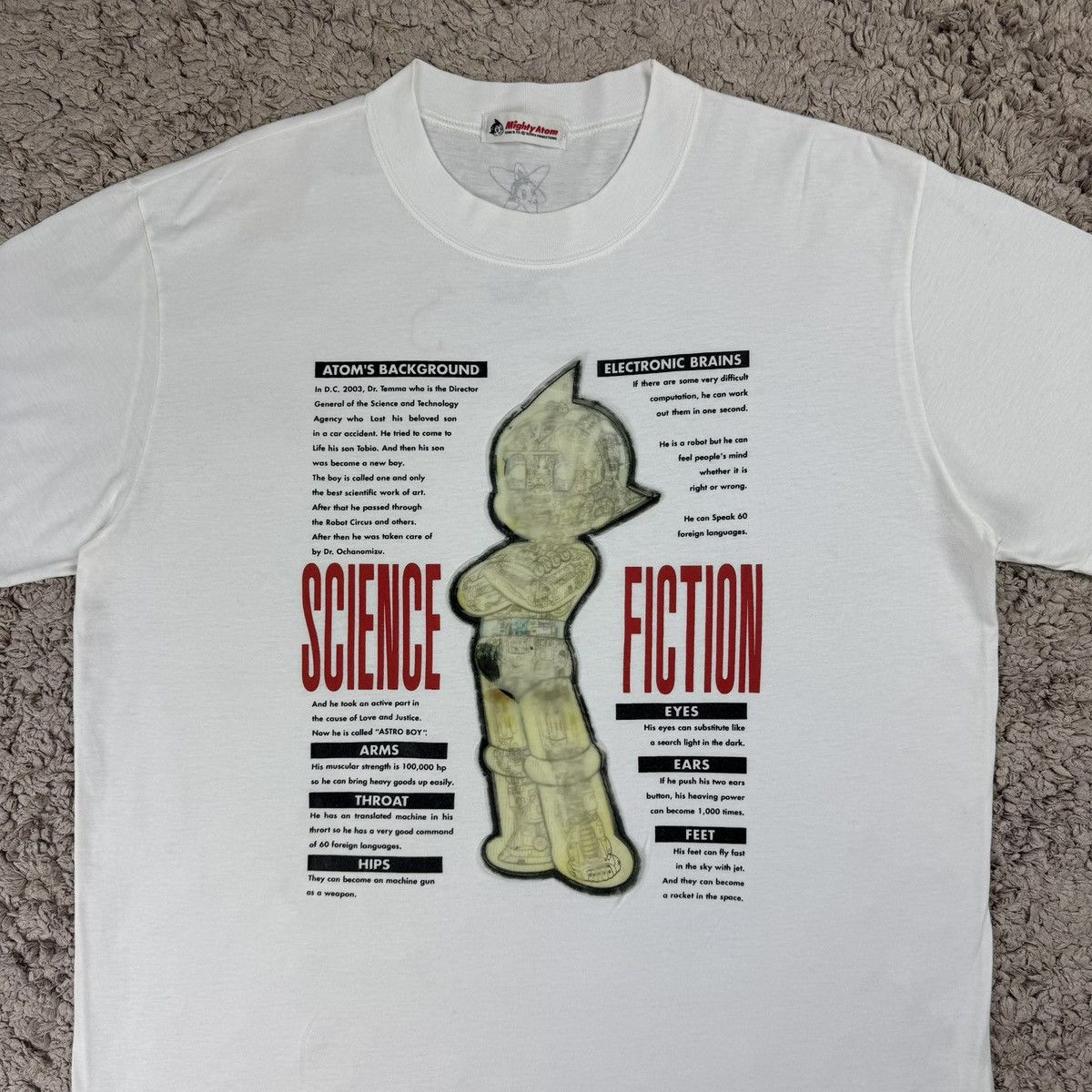 Japanese Brand Vintage Anime Japan Astro Boy 3D Hologram T-shirt Size US L / EU 52-54 / 3 - 5 Thumbnail