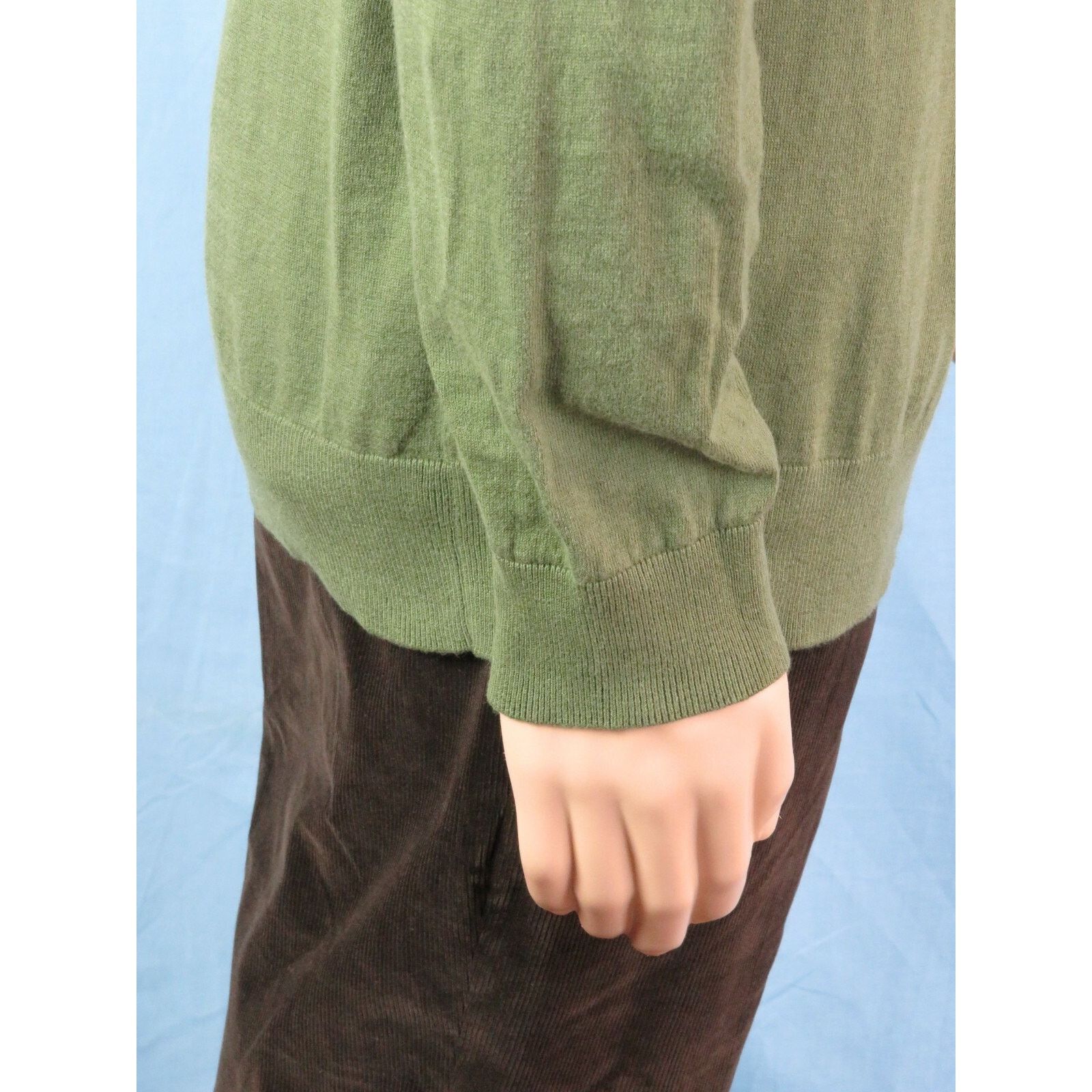 Ralph Lauren RALPH LAUREN GREEN COTTON CASHMERE LONG SLEEVE PULLOVER XL Size US XL / EU 56 / 4 - 6 Thumbnail