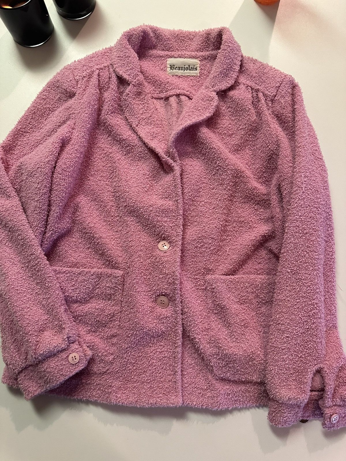 Vintage Beaujolais Furry Blazer Size M / US 6-8 / IT 42-44 - 1 Thumbnail