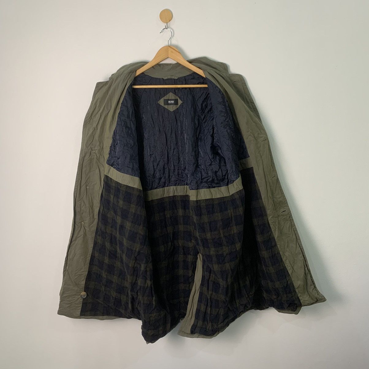 Hugo Boss × Vintage Vintage Hugo Boss Jacket Green Army Size US L / EU 52-54 / 3 - 5 Thumbnail